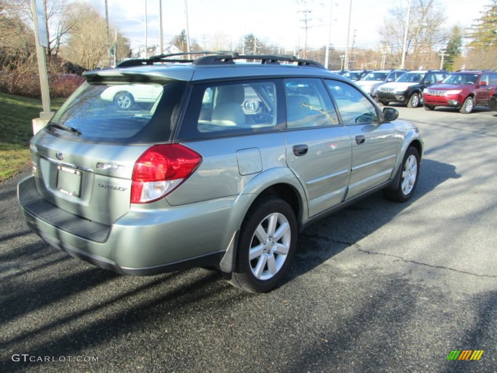 2009 Outback 2.5i Special Edition Wagon - Seacrest Green Metallic / Warm Ivory photo #6