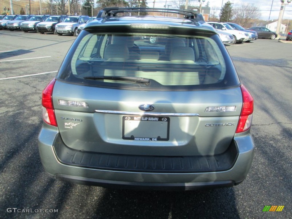 2009 Outback 2.5i Special Edition Wagon - Seacrest Green Metallic / Warm Ivory photo #7