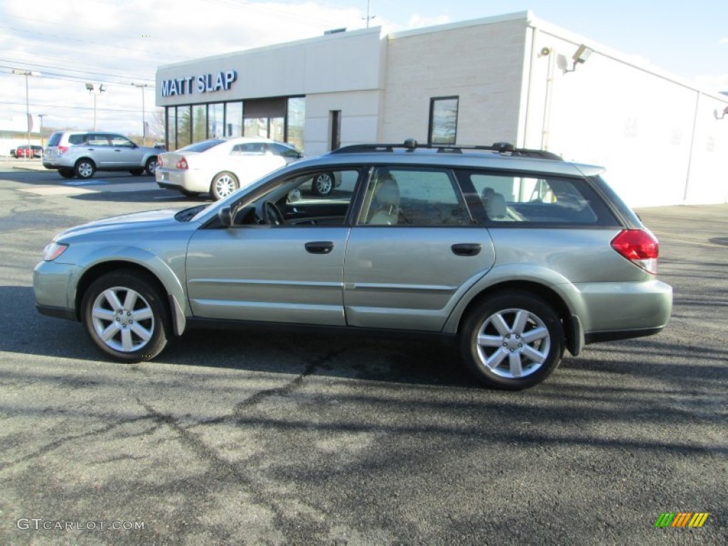 2009 Outback 2.5i Special Edition Wagon - Seacrest Green Metallic / Warm Ivory photo #9