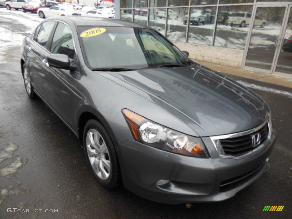 Polished Metal Metallic 2008 Honda Accord EX-L V6 Sedan Exterior Photo #76670655