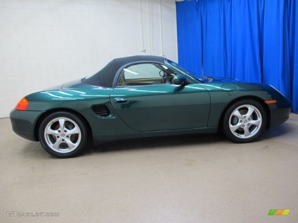 Rain Forest Green Metallic 2002 Porsche Boxster Standard Boxster Model Exterior Photo #76670826