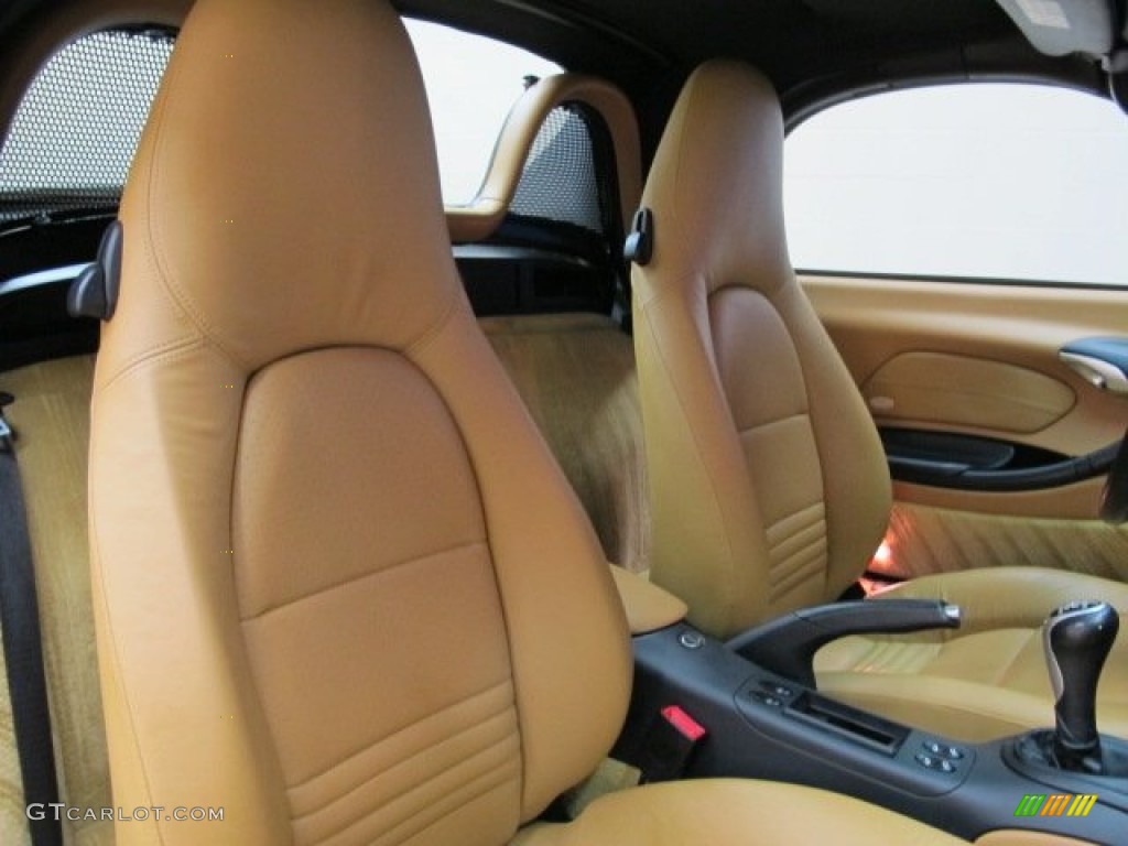 Savanna Beige Interior 2002 Porsche Boxster Standard Boxster Model Photo #76670912