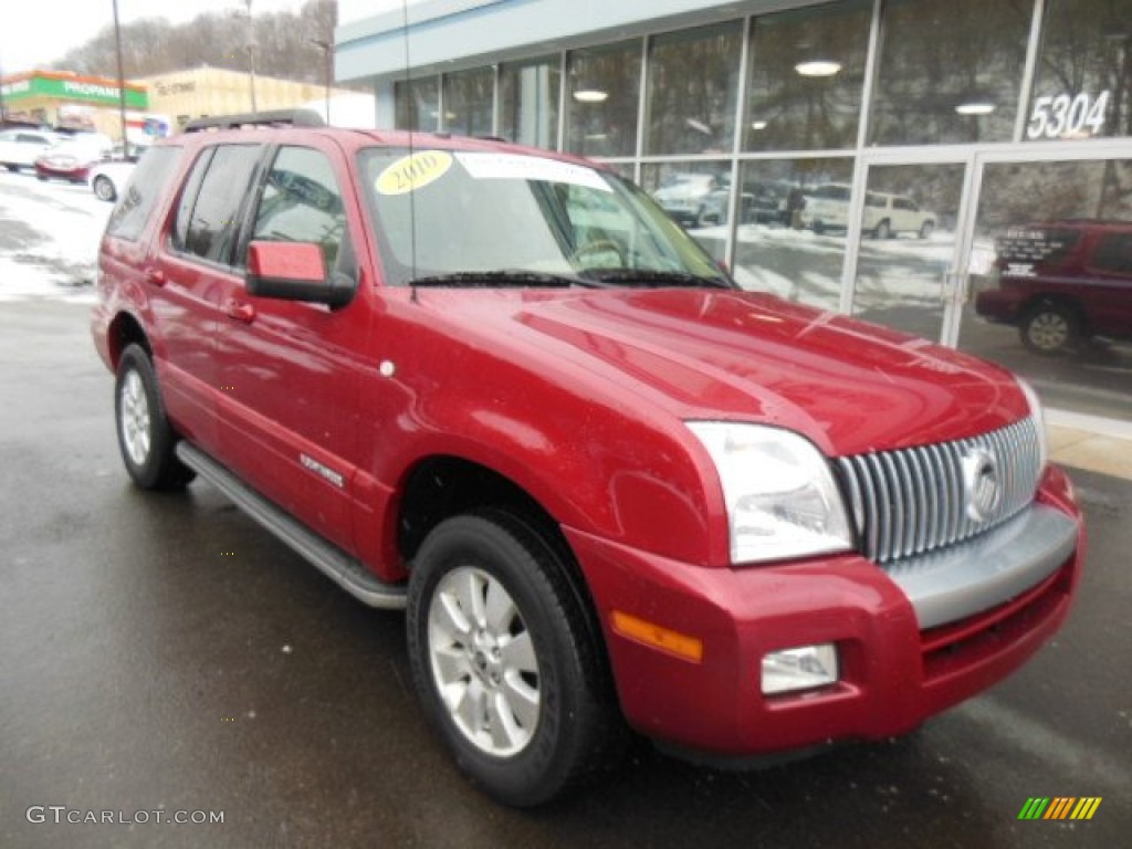 2010 Mountaineer V6 AWD - Sangria Red Metallic / Camel photo #2