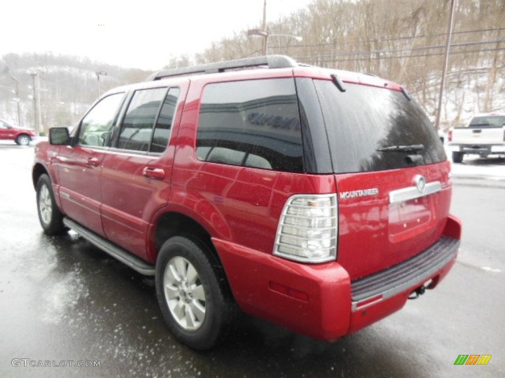 2010 Mountaineer V6 AWD - Sangria Red Metallic / Camel photo #6