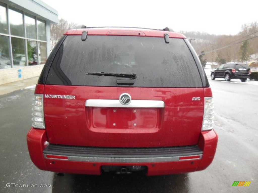 2010 Mountaineer V6 AWD - Sangria Red Metallic / Camel photo #7