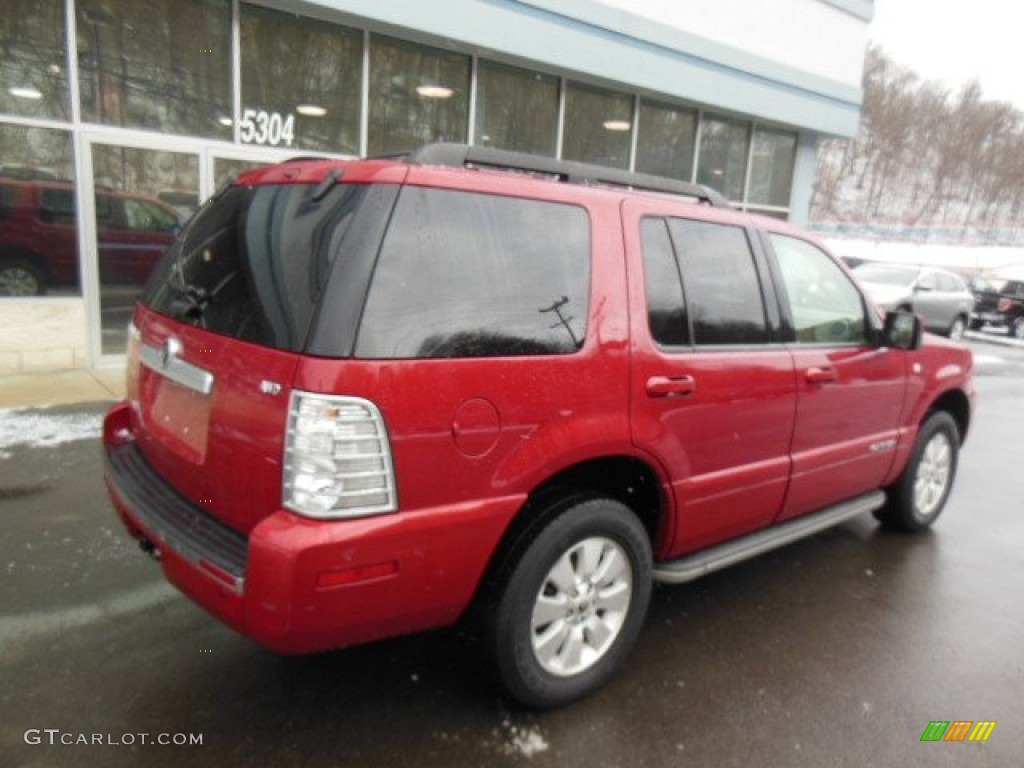 2010 Mountaineer V6 AWD - Sangria Red Metallic / Camel photo #8