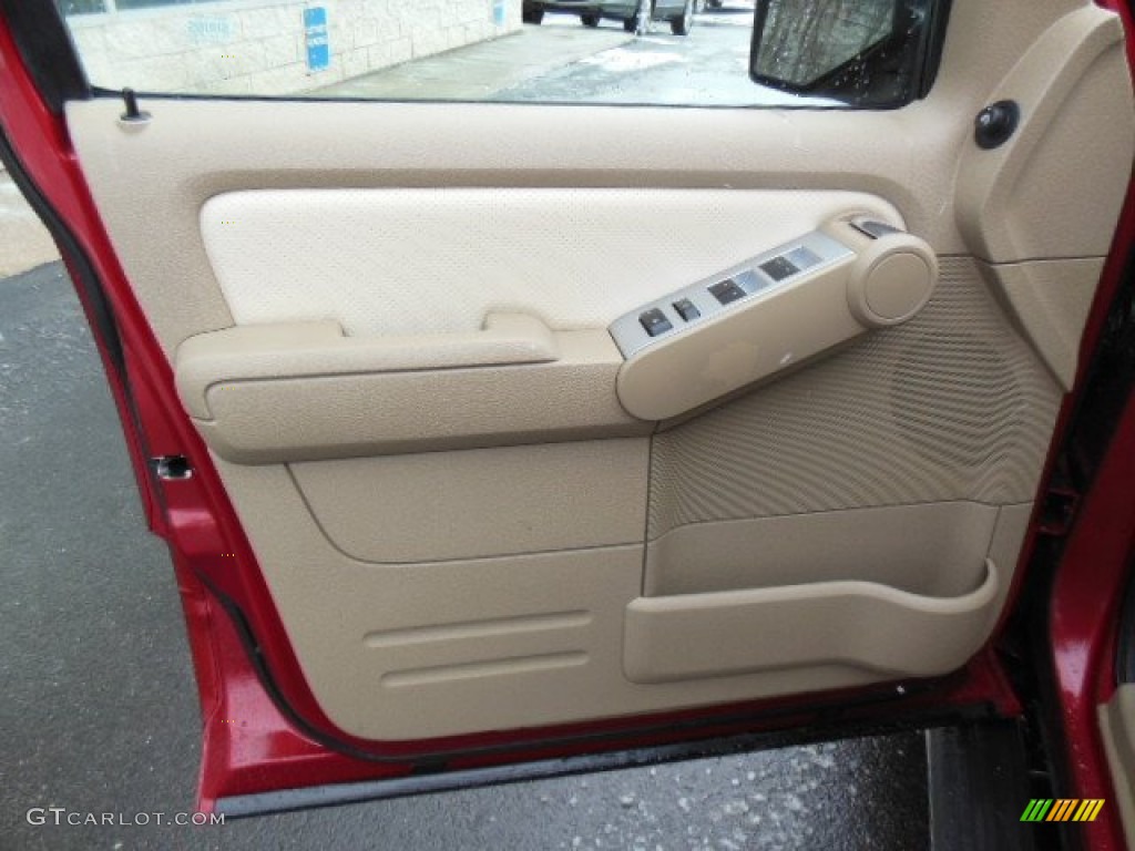 2010 Mountaineer V6 AWD - Sangria Red Metallic / Camel photo #12