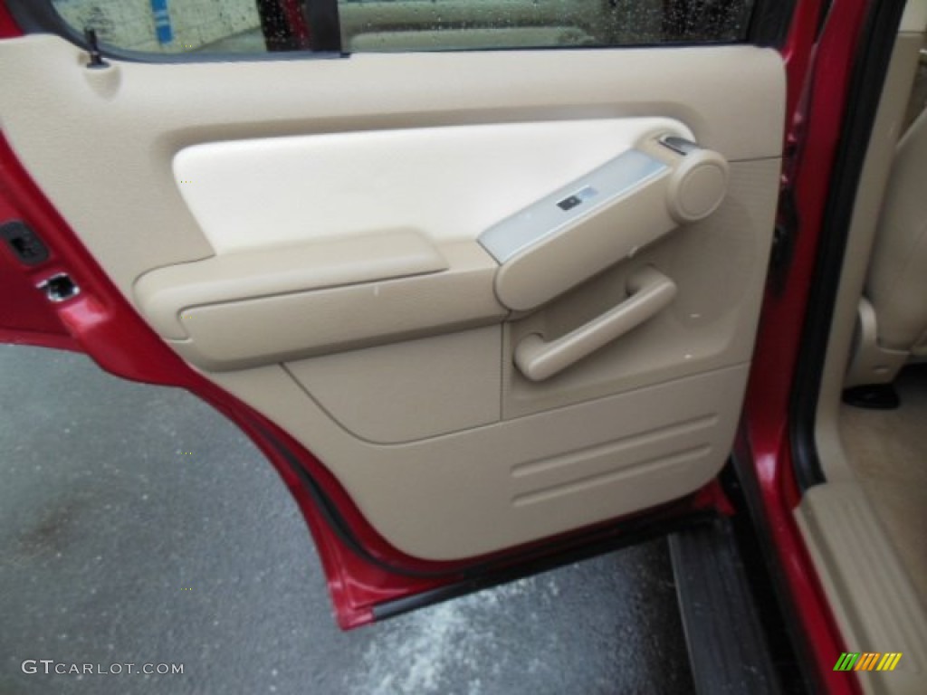 2010 Mountaineer V6 AWD - Sangria Red Metallic / Camel photo #14