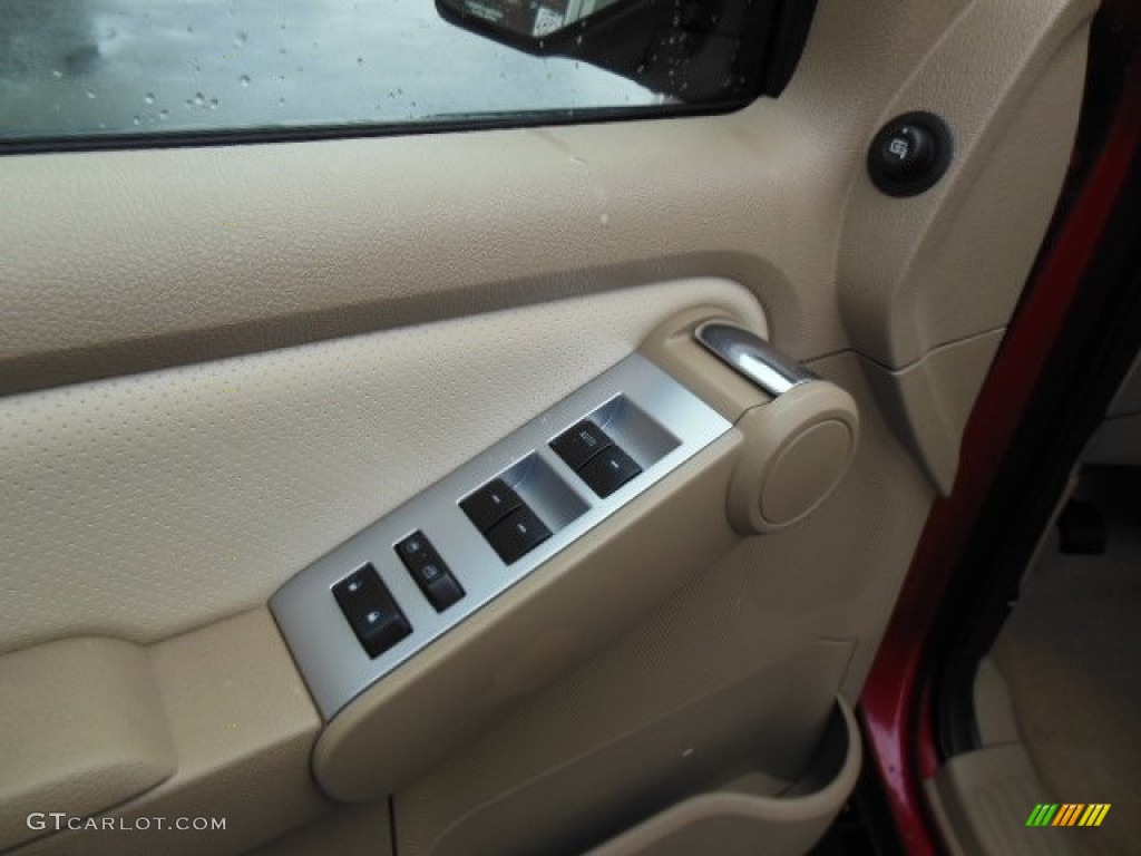 2010 Mountaineer V6 AWD - Sangria Red Metallic / Camel photo #15