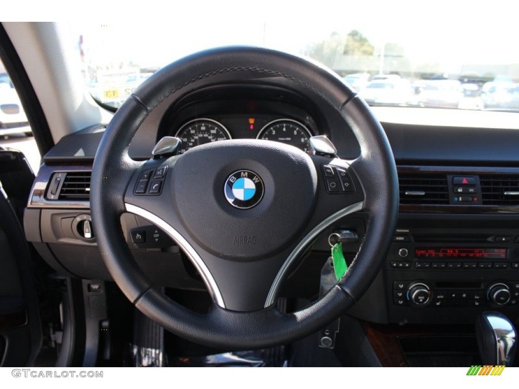 2010 3 Series 335i Coupe - Space Gray Metallic / Black photo #11