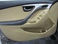 Beige 2011 Hyundai Elantra GLS Door Panel