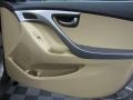 Beige 2011 Hyundai Elantra GLS Door Panel