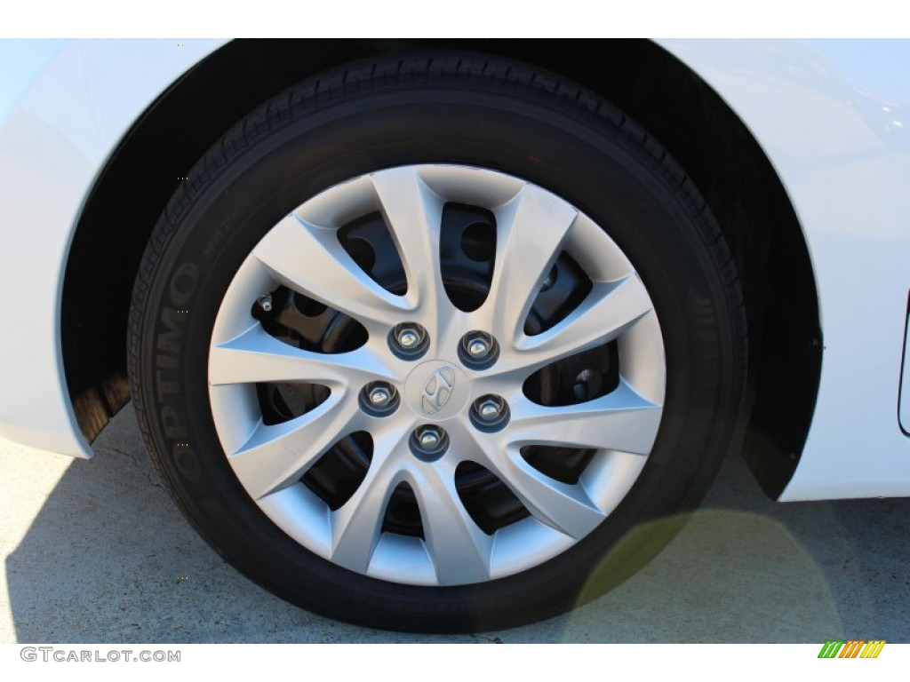2012 Elantra GLS - Shimmering White / Beige photo #6