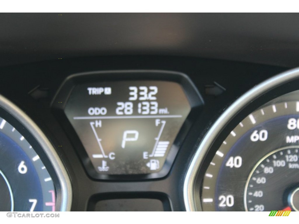 2012 Elantra GLS - Shimmering White / Beige photo #7