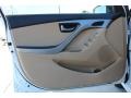 2012 Shimmering White Hyundai Elantra GLS  photo #9