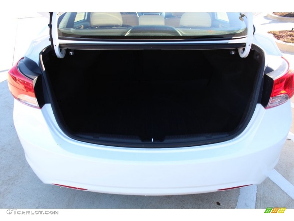 2012 Elantra GLS - Shimmering White / Beige photo #17