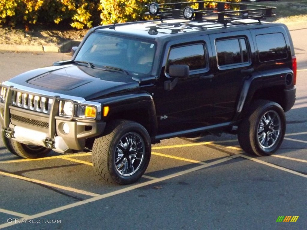 2009 H3  - Black / Ebony/Pewter photo #1