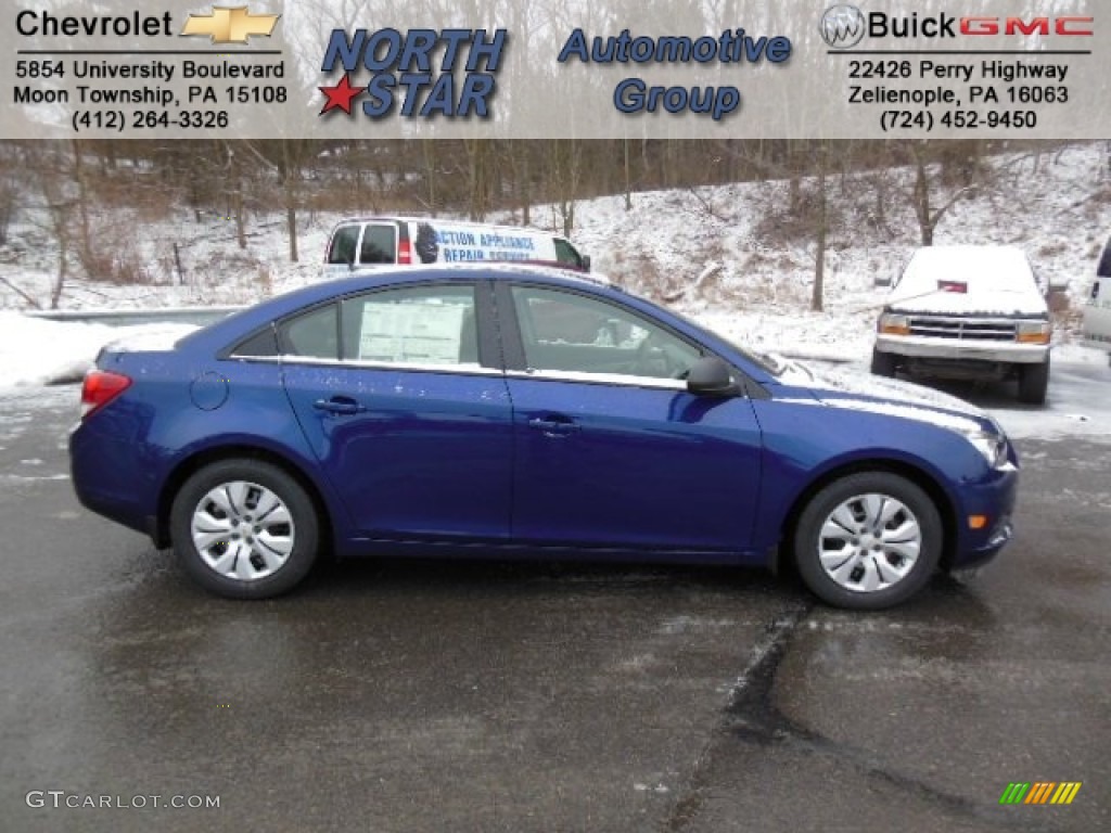 2013 Cruze LS - Blue Topaz Metallic / Jet Black/Medium Titanium photo #1