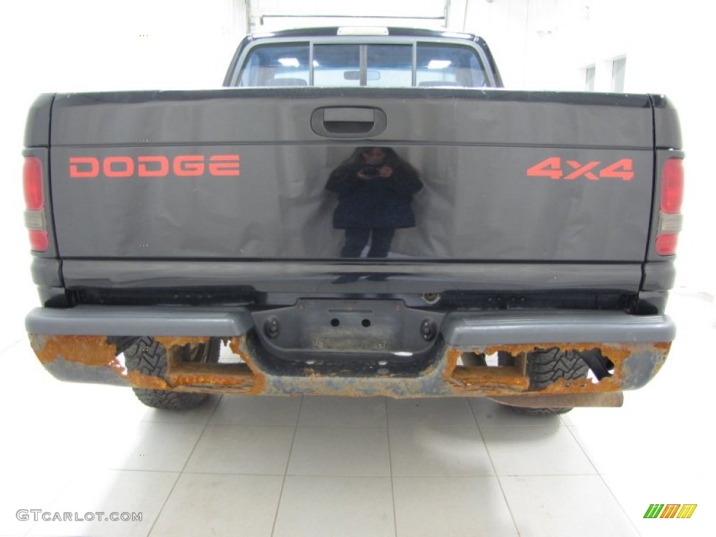 Black 1997 Dodge Ram 1500 Sport Regular Cab 4x4 Exterior Photo #76676709