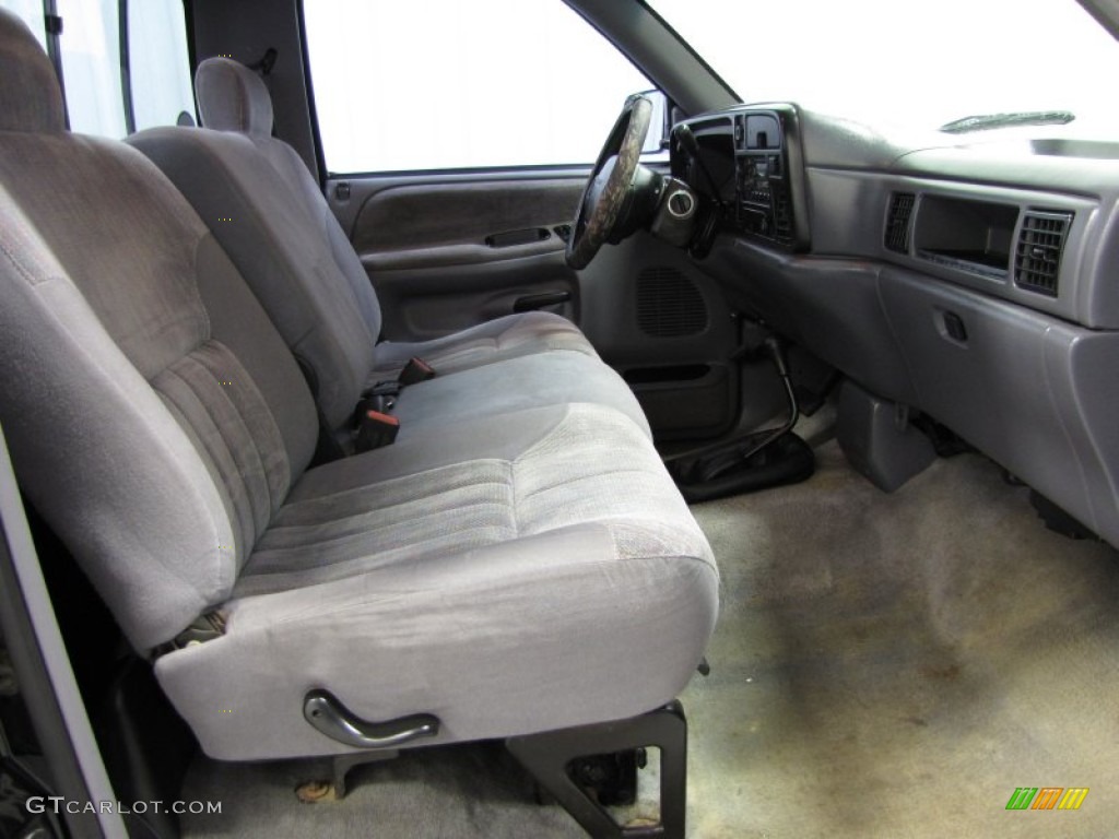 Mist Gray Interior 1997 Dodge Ram 1500 Sport Regular Cab 4x4 Photo #76676759
