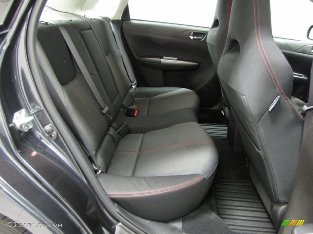WRX Carbon Black Interior 2012 Subaru Impreza WRX 4 Door Photo #76677035