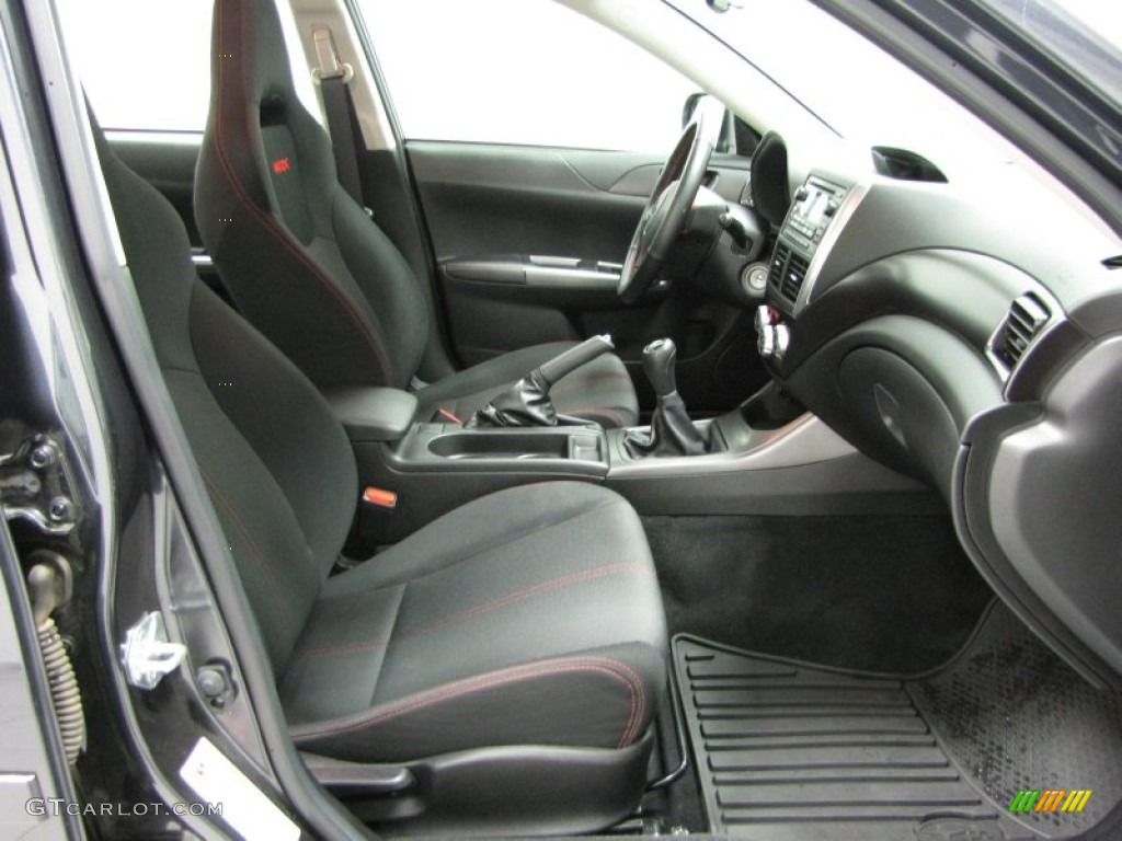 WRX Carbon Black Interior 2012 Subaru Impreza WRX 4 Door Photo #76677047
