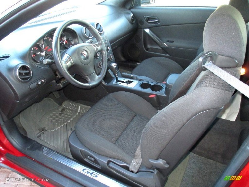 Ebony Interior 2007 Pontiac G6 GT Convertible Photo #76678236