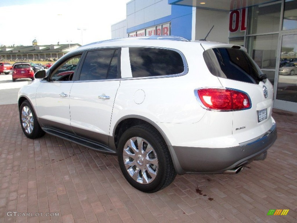 2010 Enclave CXL AWD - White Opal / Cashmere/Cocoa photo #2