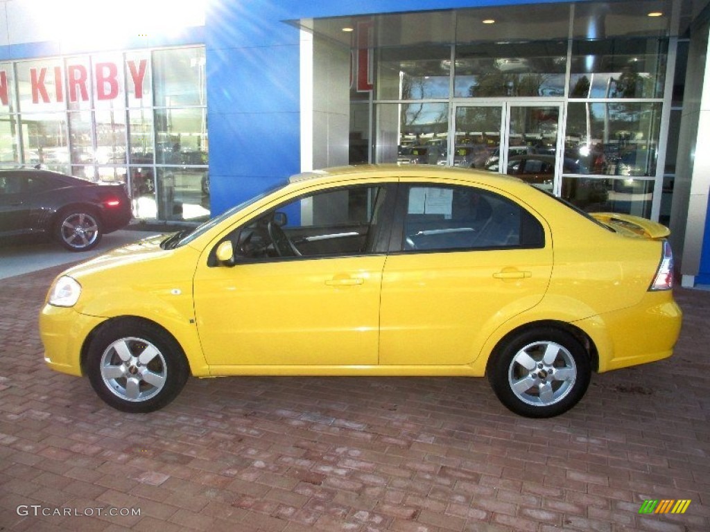 Summer Yellow 2008 Chevrolet Aveo LS Sedan Exterior Photo #76678710