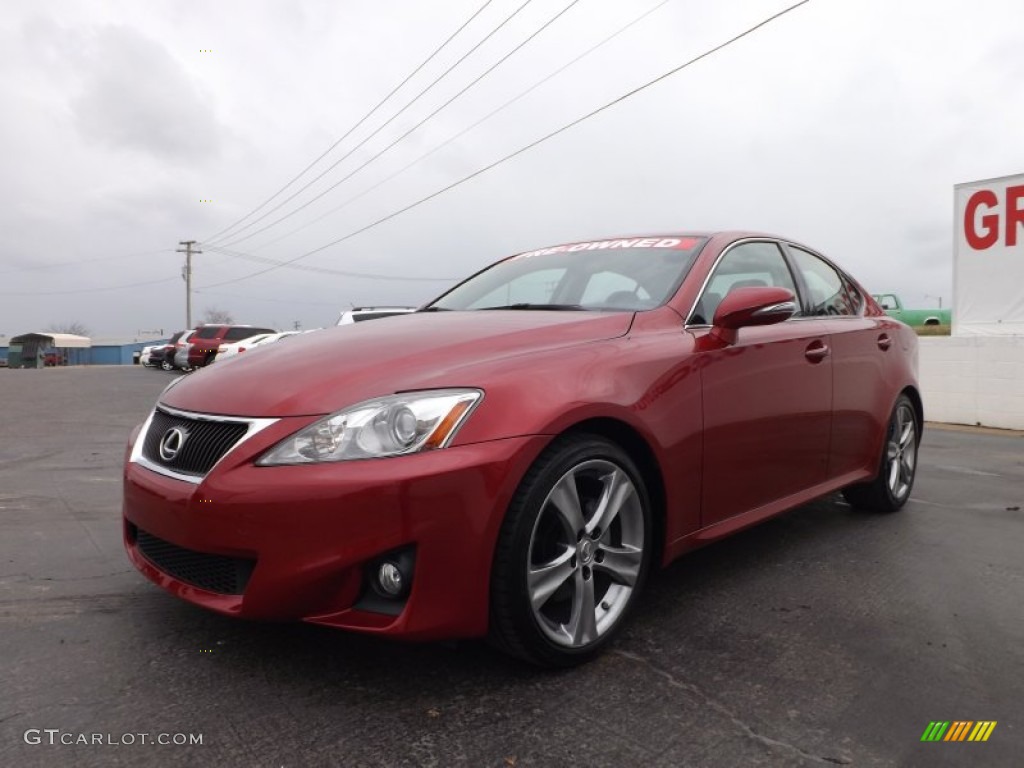 Matador Red Mica 2011 Lexus IS 250 Exterior Photo #76679406