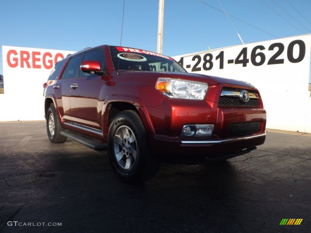 2010 4Runner SR5 - Salsa Red Pearl / Sand Beige photo #1