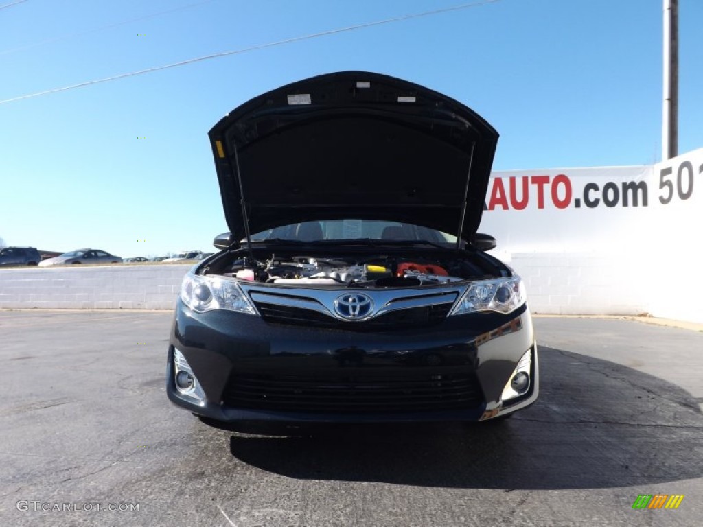 2013 Camry Hybrid XLE - Cosmic Gray Metallic / Ivory photo #3