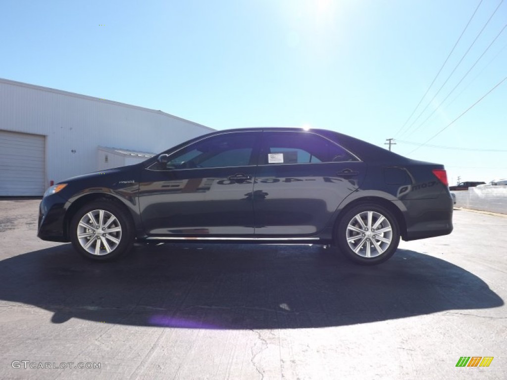 2013 Camry Hybrid XLE - Cosmic Gray Metallic / Ivory photo #5