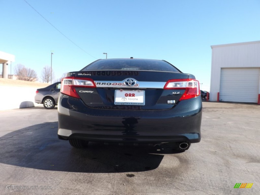 2013 Camry Hybrid XLE - Cosmic Gray Metallic / Ivory photo #8