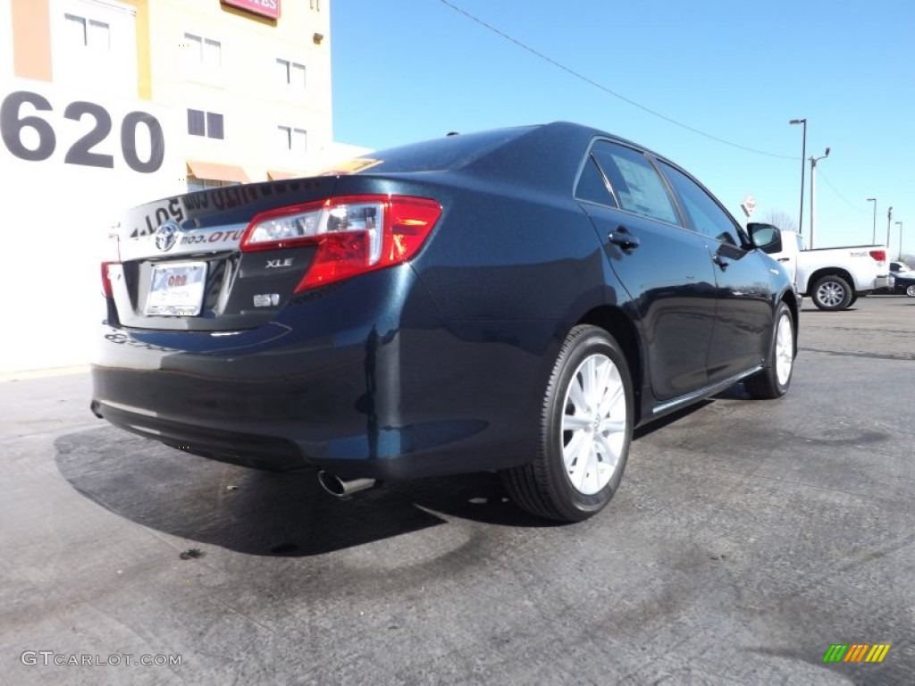 2013 Camry Hybrid XLE - Cosmic Gray Metallic / Ivory photo #9