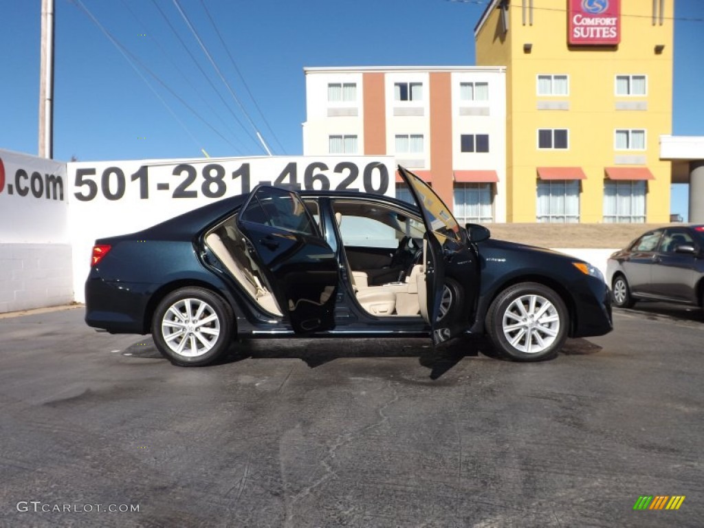 2013 Camry Hybrid XLE - Cosmic Gray Metallic / Ivory photo #11