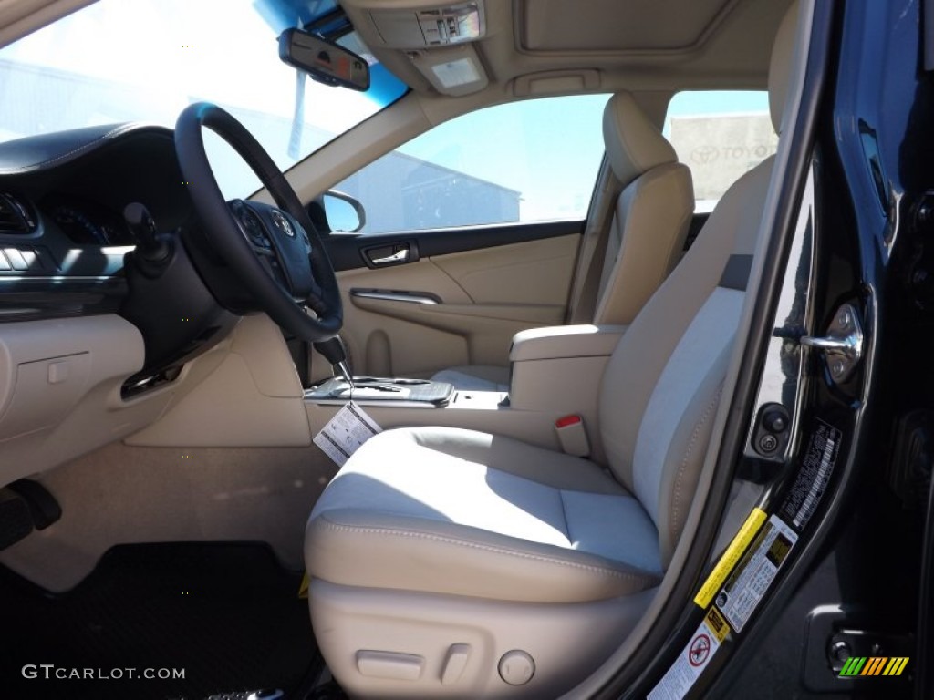 2013 Camry Hybrid XLE - Cosmic Gray Metallic / Ivory photo #15