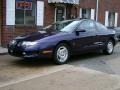 1997 Dark Blue Saturn S Series SC2 Coupe  photo #1