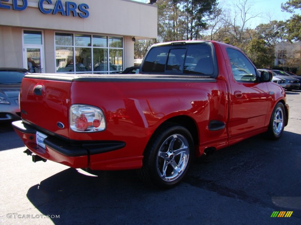 2003 F150 SVT Lightning - Bright Red / Black/Silver photo #8