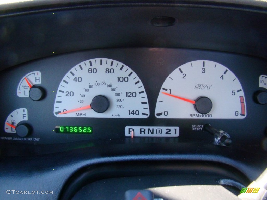 2003 Ford F150 SVT Lightning Gauges Photo #76680834