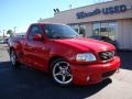 2003 Bright Red Ford F150 SVT Lightning  photo #23