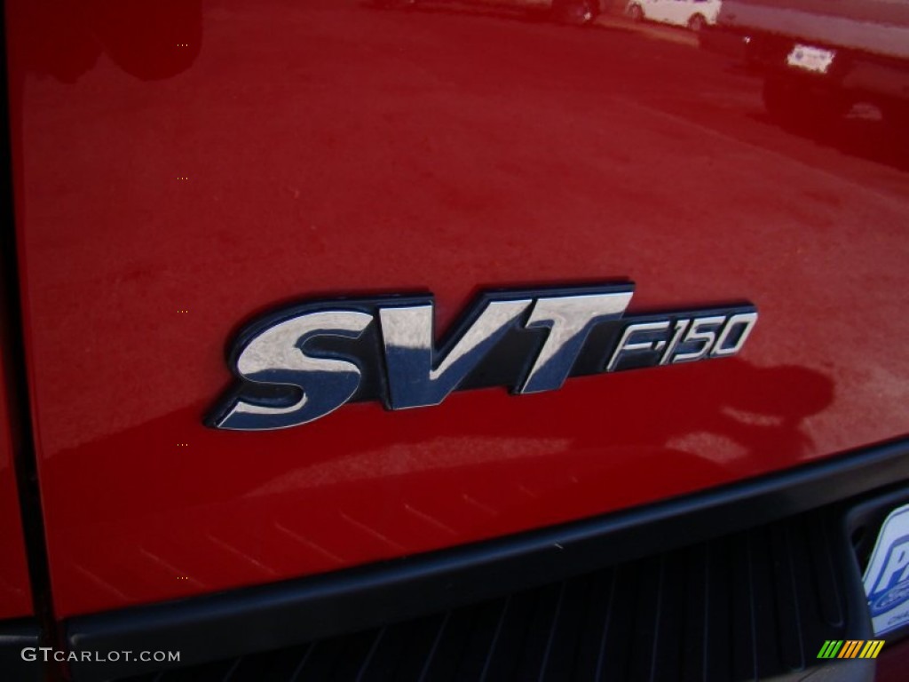2003 F150 SVT Lightning - Bright Red / Black/Silver photo #29