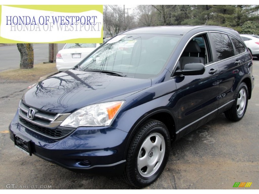 2010 CR-V LX AWD - Royal Blue Pearl / Gray photo #1