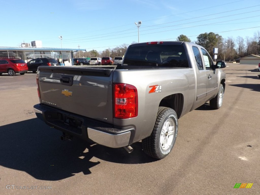 2013 Silverado 1500 LT Extended Cab 4x4 - Graystone Metallic / Ebony photo #3