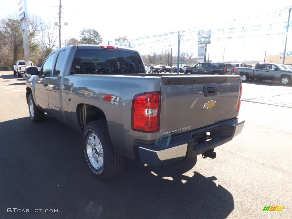 2013 Silverado 1500 LT Extended Cab 4x4 - Graystone Metallic / Ebony photo #4