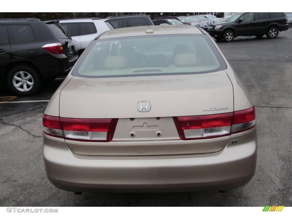 2004 Accord EX V6 Sedan - Desert Mist Metallic / Ivory photo #7