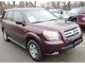 2008 Dark Cherry Pearl Honda Pilot EX-L 4WD  photo #3