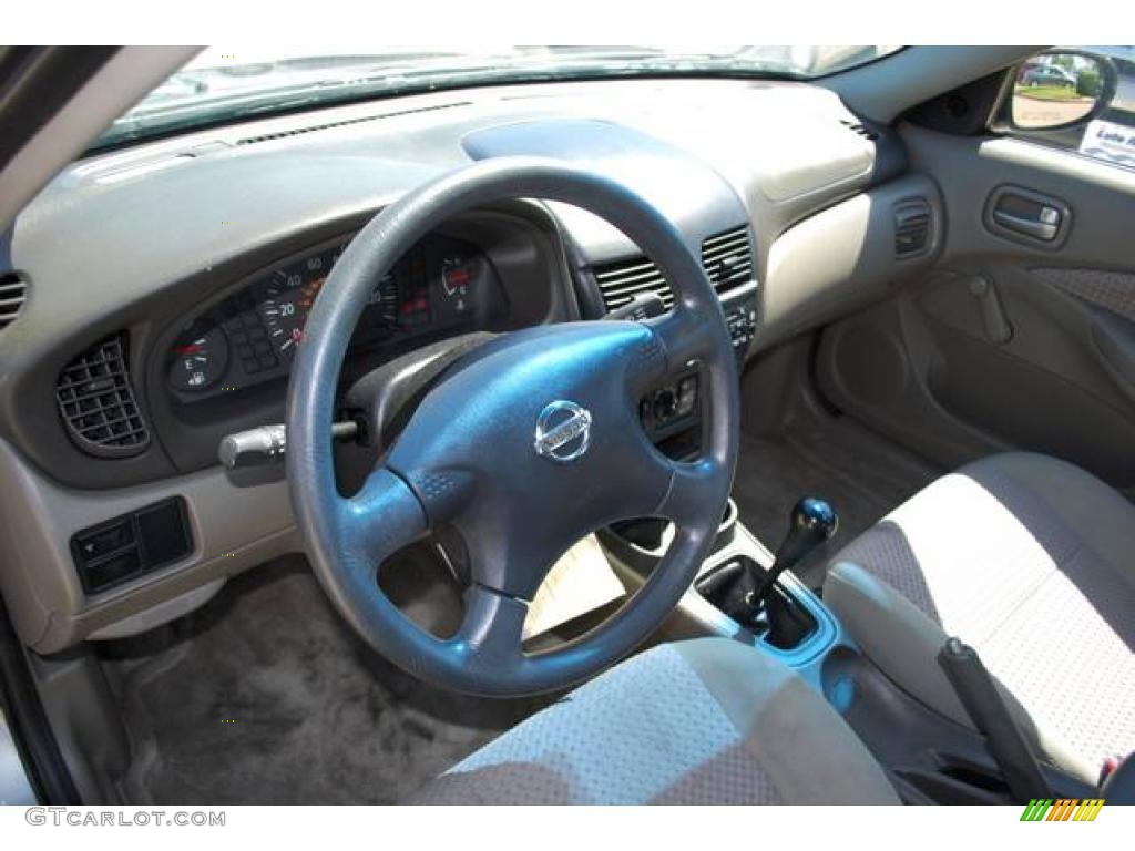 2004 Sentra 1.8 - Radium Gray / Taupe photo #15