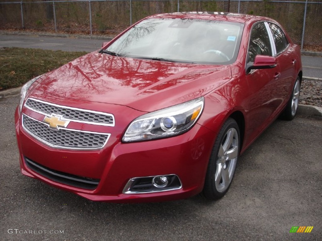 2013 Malibu LTZ - Crystal Red Tintcoat / Jet Black/Brownstone photo #1