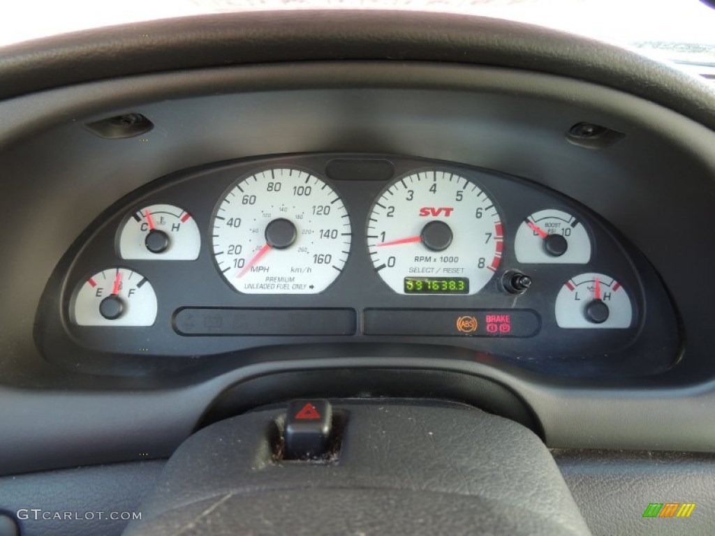 2003 Ford Mustang Cobra Coupe Gauges Photo #76686765